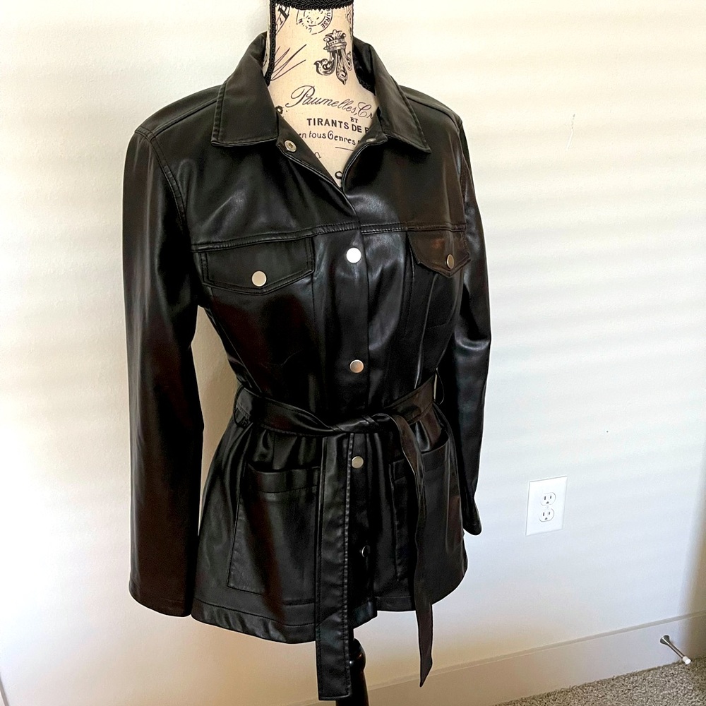 H&M Faux Leather Jacket